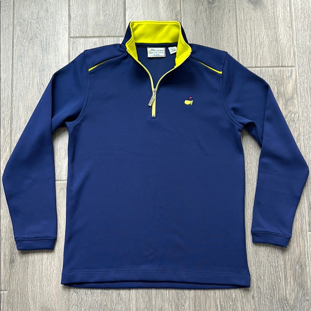 Masters Augusta National Boys Navy Performance Quarter-Zip